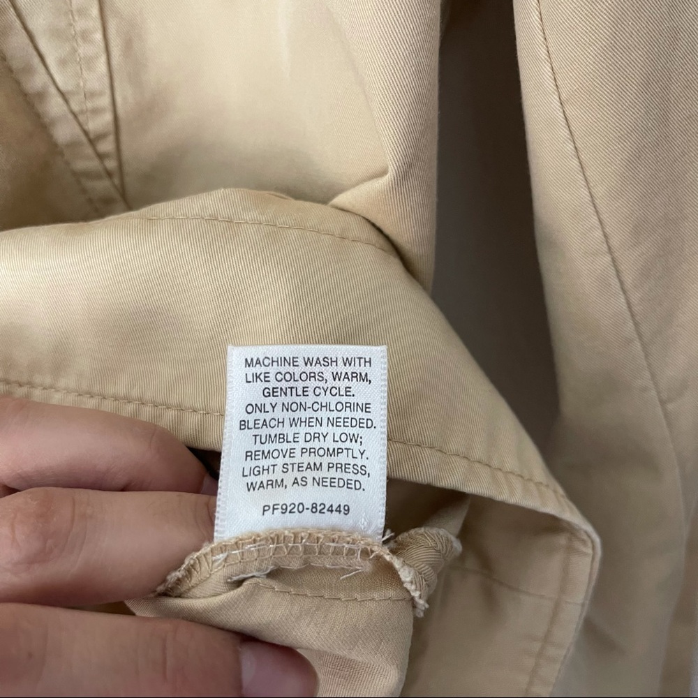 Pendleton Petite Beige Jacket 100% Cotton - image 7